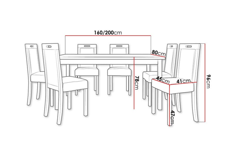 Patrickswell Spisegruppe - Møbler - Bord - Spisegrupper
