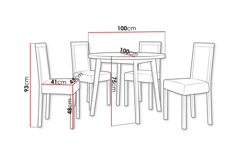Patrickswell Spisegruppe - Møbler - Bord - Spisegrupper