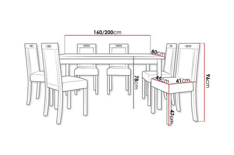Patrickswell Spisegruppe - Møbler - Bord - Spisegrupper