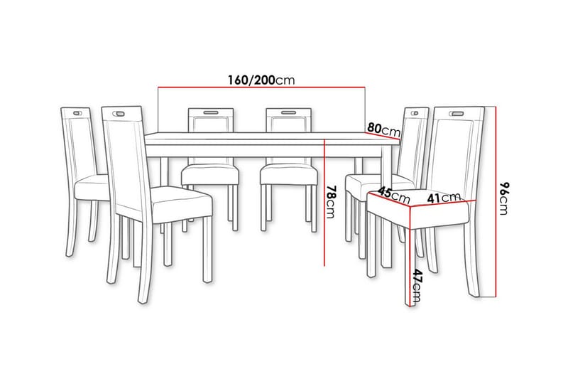 Patrickswell Spisegruppe - Møbler - Bord - Spisegrupper