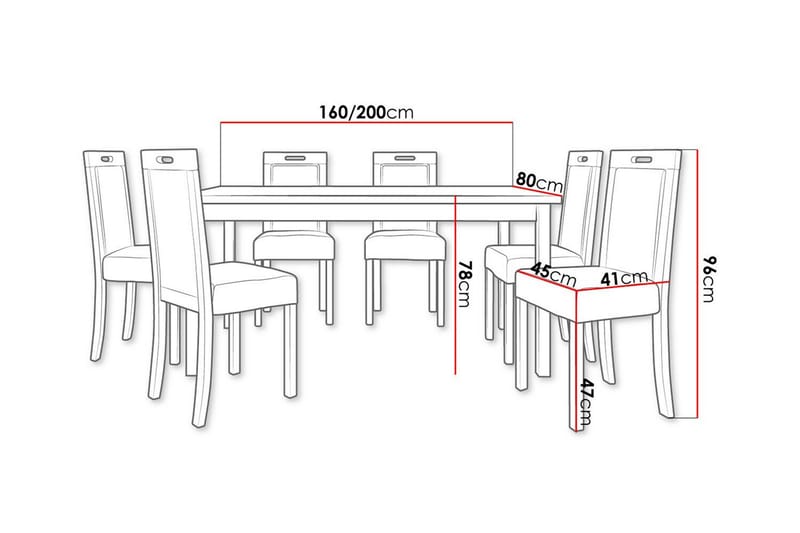 Patrickswell Spisegruppe - Møbler - Bord - Spisegrupper