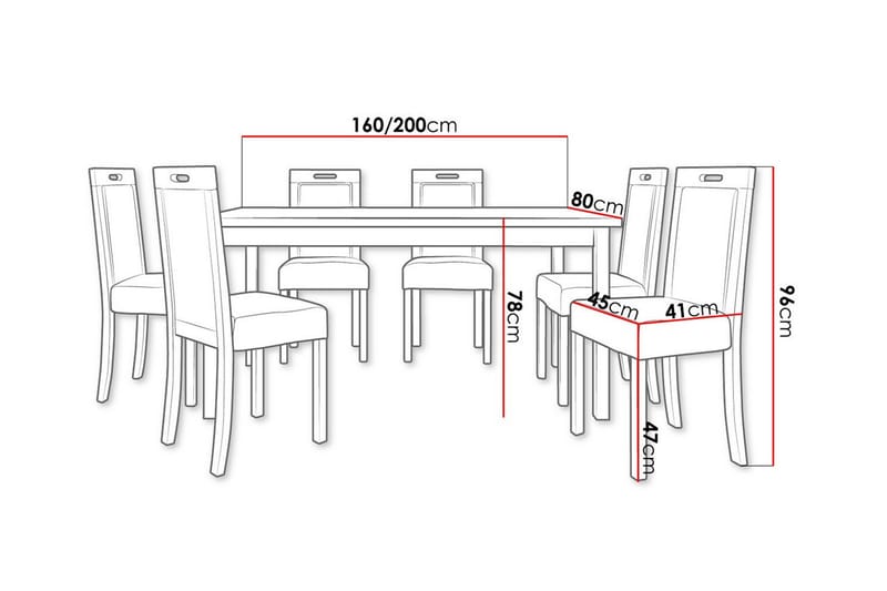 Patrickswell Spisegruppe - Møbler - Bord - Spisegrupper