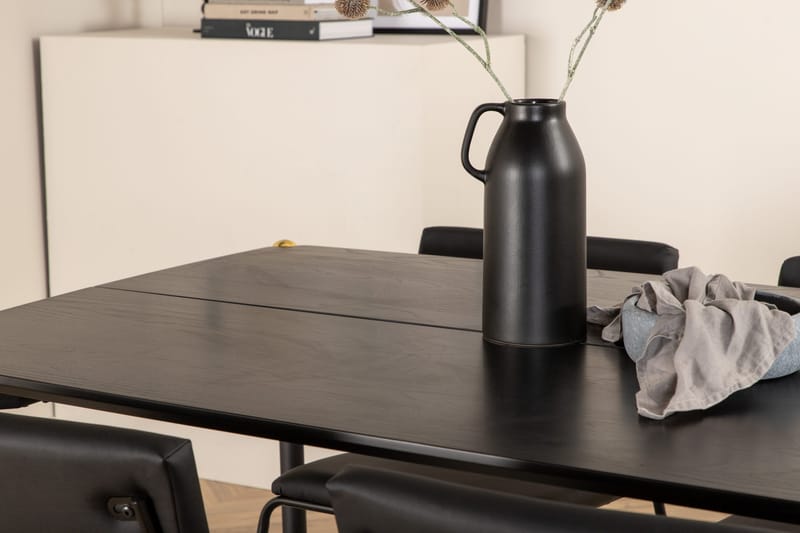 Pelle spisebord med 6 Kenth Spisestol - Møbler - Bord - Spisegrupper