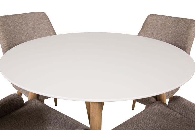 Pelle Spisegruppe med 4 Spisestoler - Møbler - Bord - Spisegrupper