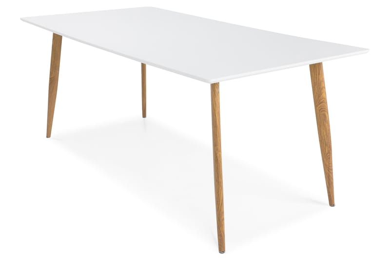 Pelle Spisegruppe med 6 Ludvig Stoler - Mørkegrå/Hvit - Møbler - Bord - Spisegrupper