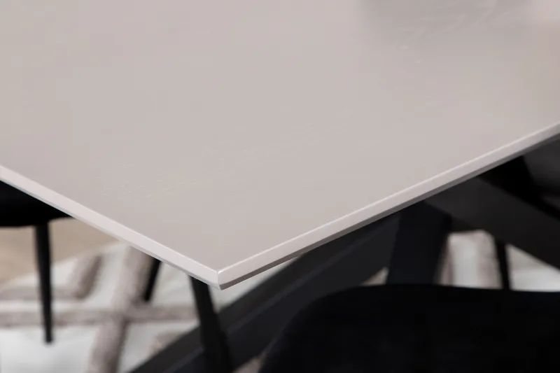 Penny Spisegruppe 190 cm inkl. 6 Pontus Stoler - Grå/Svart - Møbler - Bord - Spisegrupper