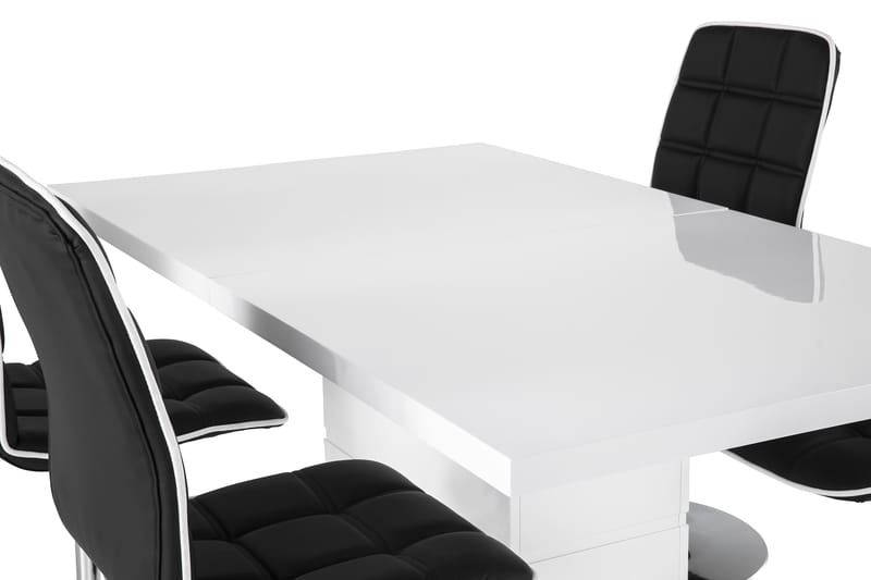 Ratliff Forlengningsbar Spisegruppe 160 cm m 4 Frida Stol - Møbler - Bord - Spisegrupper