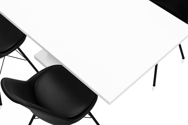 Ratliff Forlengningsbart Spisebord 160 cm Med 4 Shell Spises - Møbler - Bord - Spisegrupper