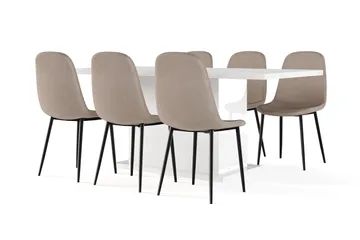 Brun - Hvit