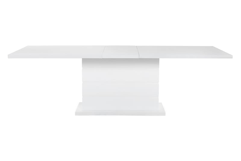 Ratliff Spisegruppe 180 cm + 4 Sorado Stoler - Hvit/Krom - Møbler - Bord - Spisegrupper