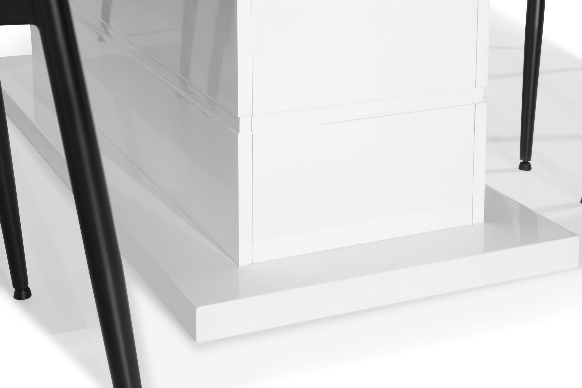 Ratliff Spisegruppe 180 cm med 6 Alsarp Stol - Hvit/Blå - Møbler - Bord - Spisegrupper