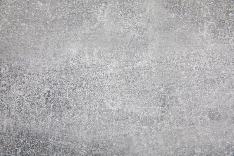 Romeo Spisegruppe 140 cm Betong med 4 Ted Stoler - Hvit/Sort PU - Møbler - Bord - Spisegrupper