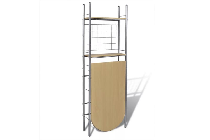 Sammenleggbar frokostbar med 2 stoler - Stål/Beige - Møbler - Bord - Spisegrupper