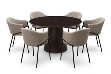 130 cm - Mørk brun