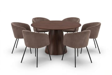 130 cm - Mørk brun