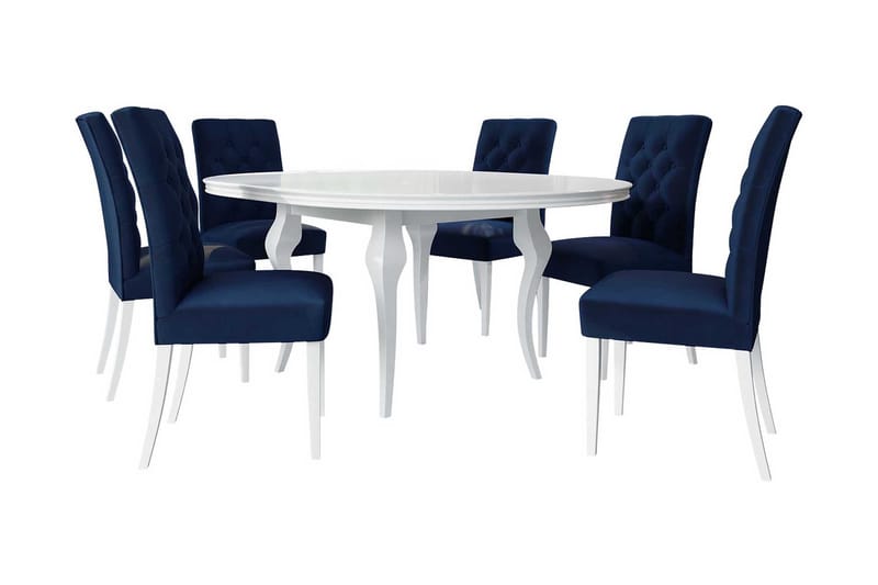 Spisegruppe - Blå - Møbler - Bord - Spisegrupper