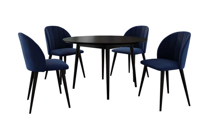 Spisegruppe - Blå - Møbler - Bord - Spisegrupper