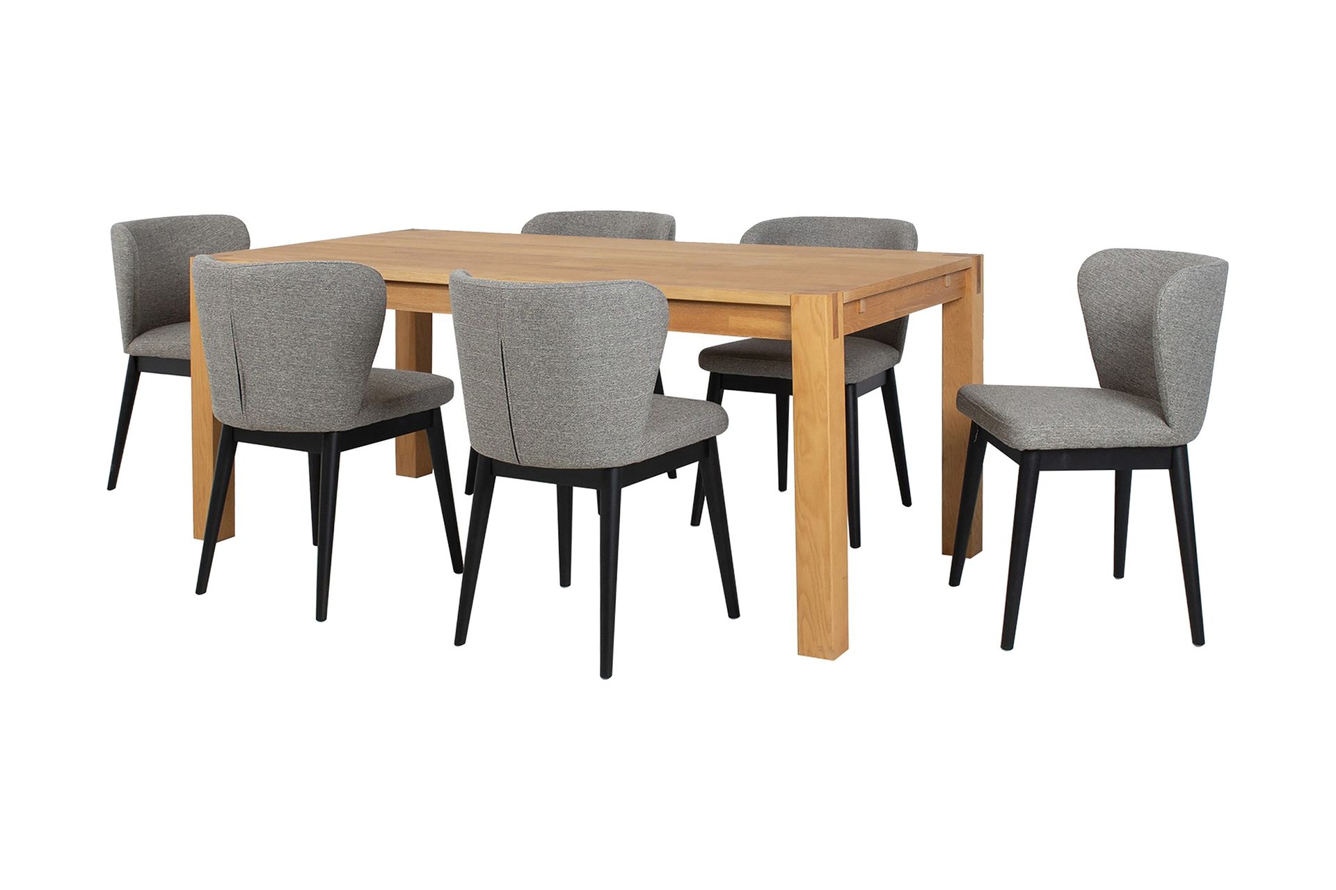 Spisegruppe Chicago Ny med 6 stoler - Møbler - Trademax