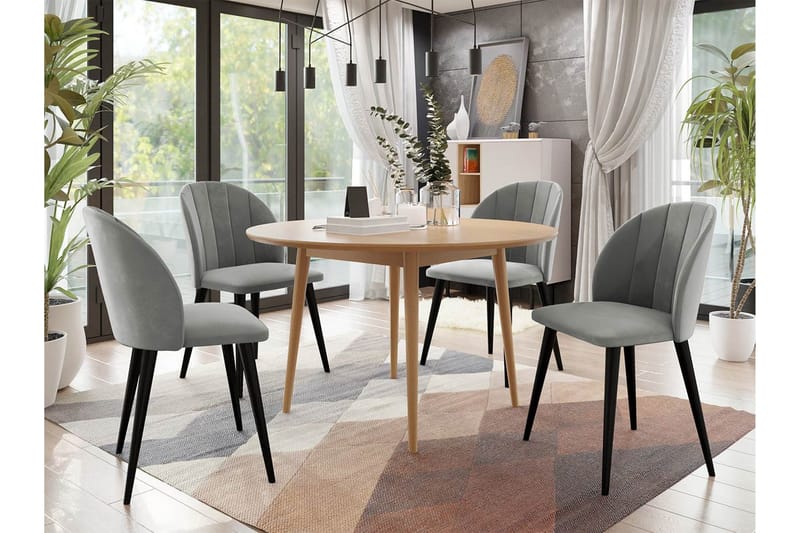 Spisegruppe - Grå - Møbler - Bord - Spisegrupper