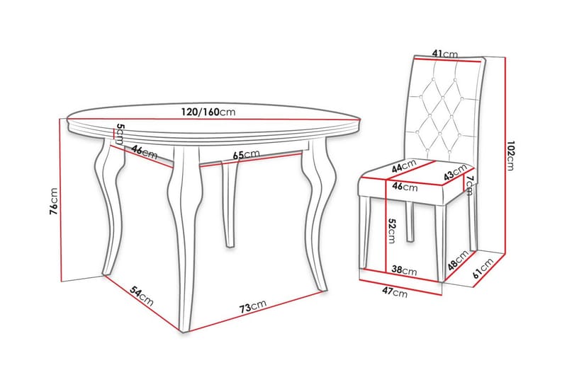 Spisegruppe - Grå - Møbler - Bord - Spisegrupper