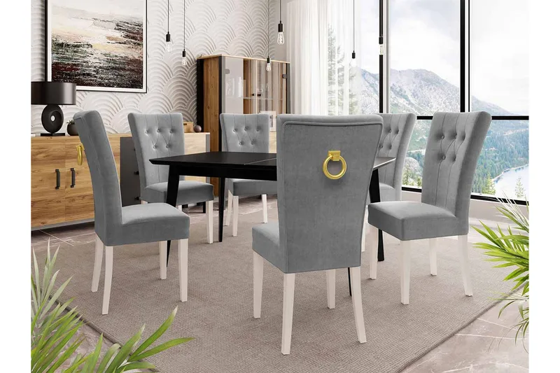 Spisegruppe - Grå - Møbler - Bord - Spisegrupper