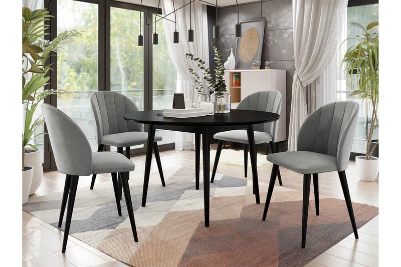 Spisegruppe - Grå - Møbler - Bord - Spisegrupper