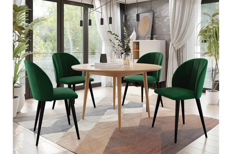 Spisegruppe - Grønn - Møbler - Bord - Spisegrupper