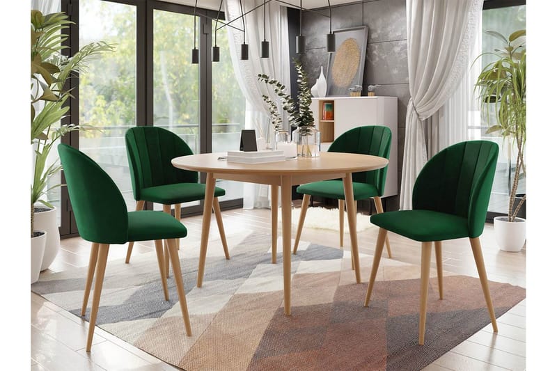 Spisegruppe - Grønn - Møbler - Bord - Spisegrupper