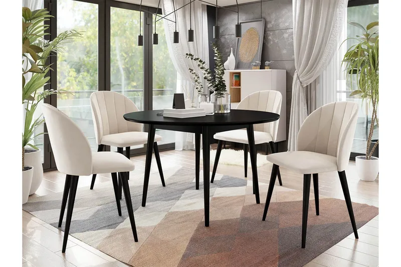 Spisegruppe - Rosa - Møbler - Bord - Spisegrupper