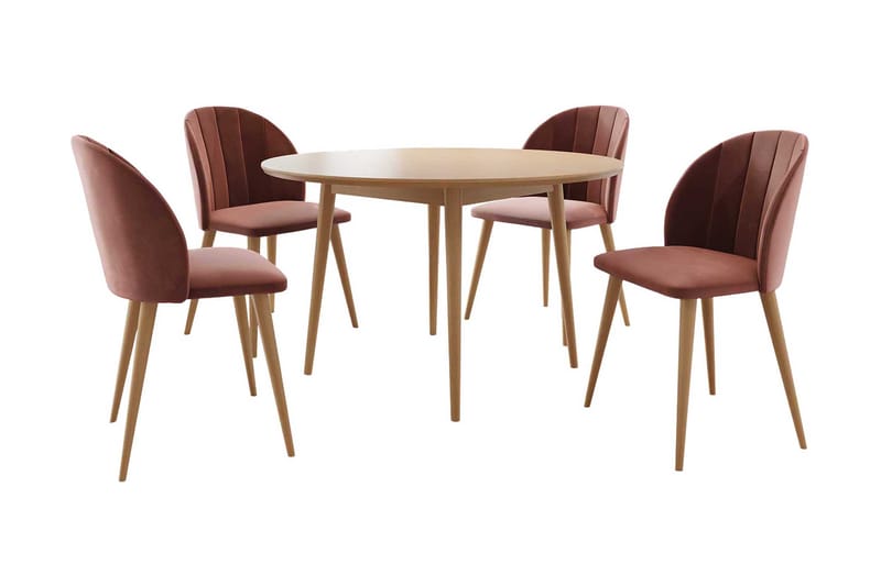 Spisegruppe - Rosa - Møbler - Bord - Spisegrupper