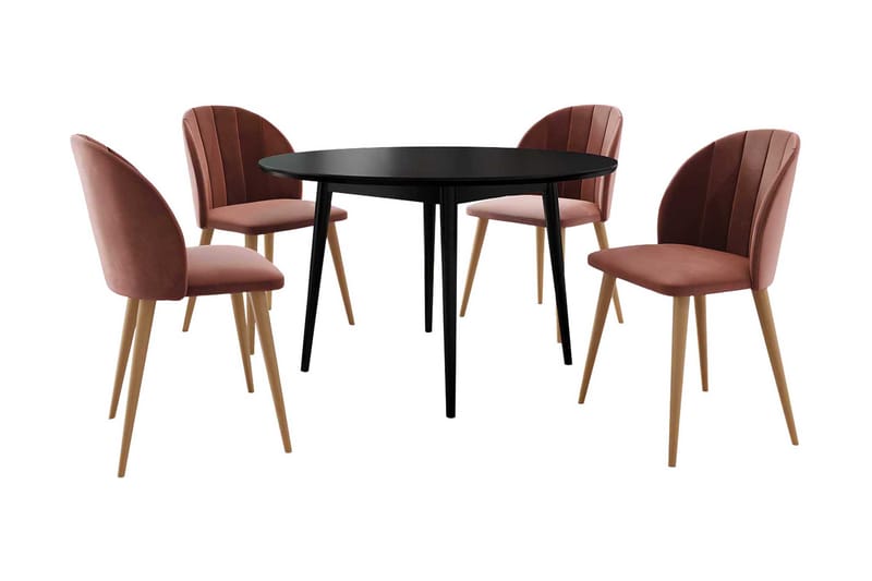 Spisegruppe - Rosa - Møbler - Bord - Spisegrupper
