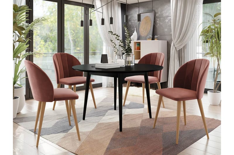 Spisegruppe - Rosa - Møbler - Bord - Spisegrupper