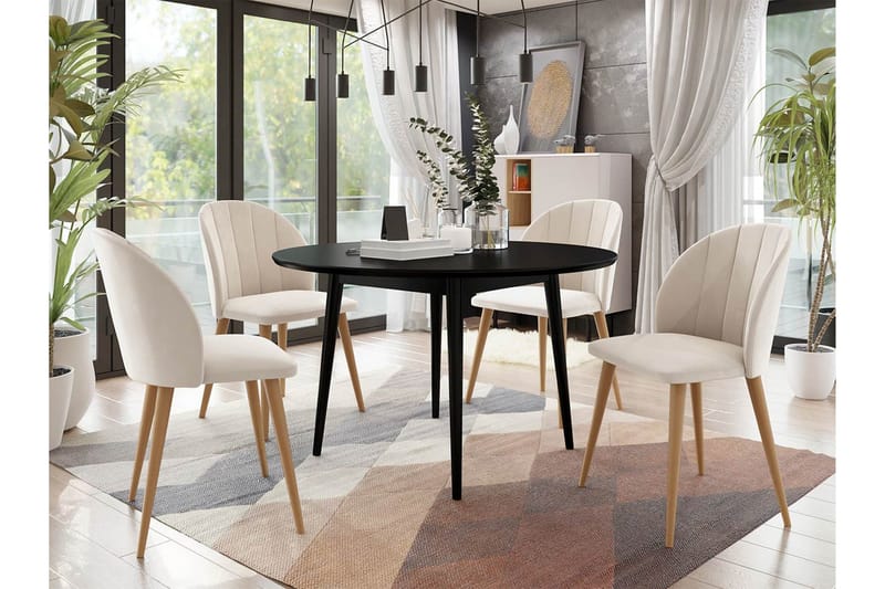 Spisegruppe - Rosa - Møbler - Bord - Spisegrupper