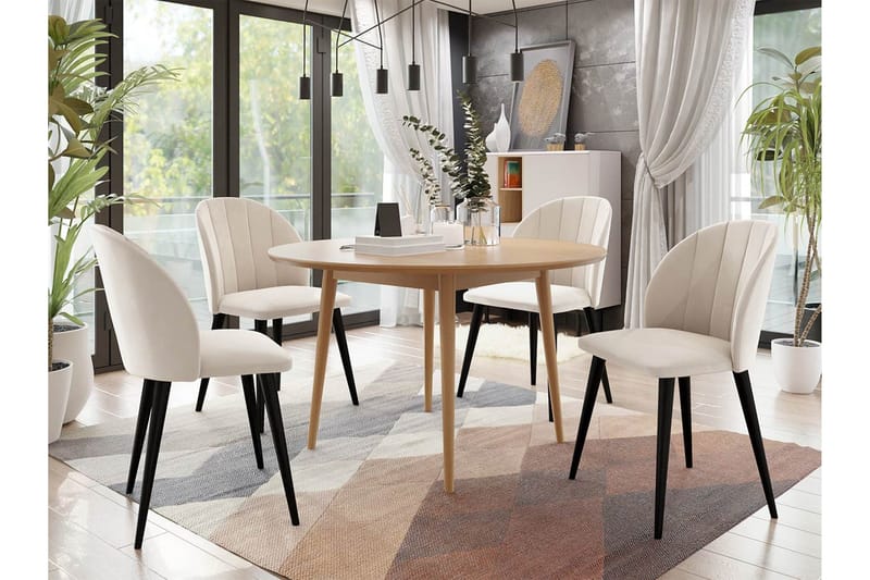 Spisegruppe - Rosa - Møbler - Bord - Spisegrupper