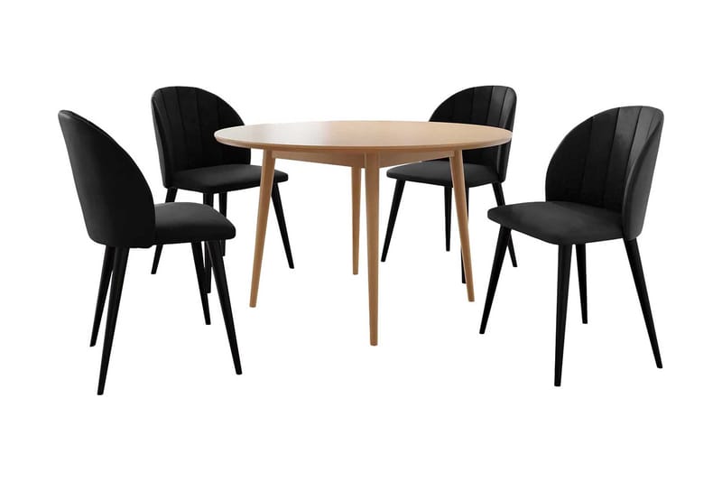 Spisegruppe - Svart - Møbler - Bord - Spisegrupper