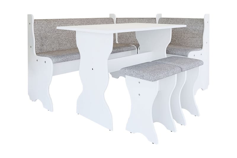 Thomas Kjøkkenskap - Grå / Hvit - Møbler - Bord - Spisegrupper