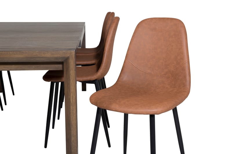 Torresolana Spisebord med 8 Pontus kjøkkenstoler Kunstlær - Møbler - Bord - Spisegrupper