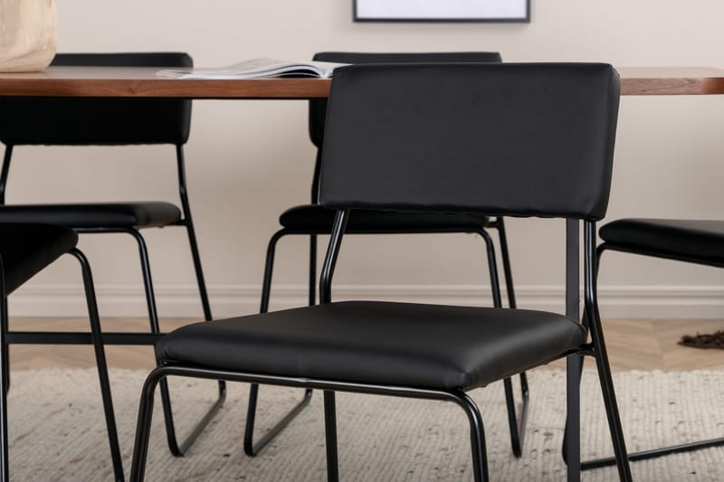 Uno spisebord med 6 Kenth Spisestol - Møbler - Bord - Spisegrupper