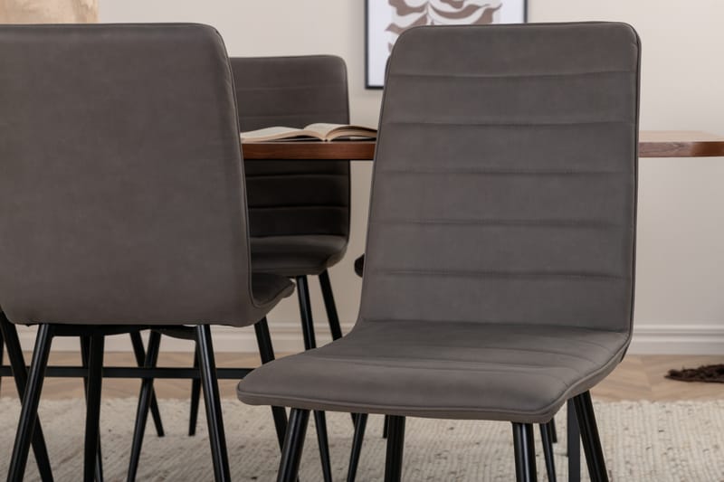 Uno spisebord med 6 stk Windu Luxury Spisestol - Møbler - Bord - Spisegrupper
