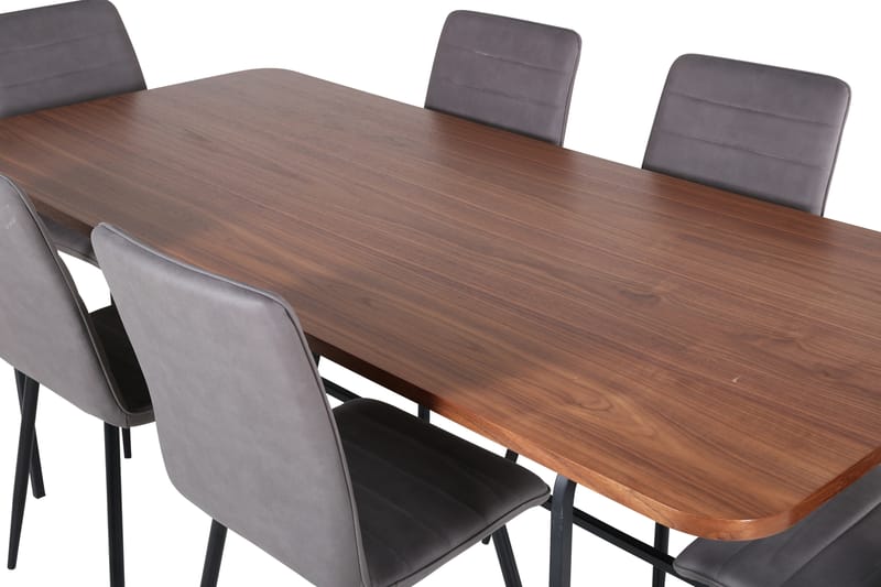 Uno spisebord med 6 stk Windu Luxury Spisestol - Møbler - Bord - Spisegrupper