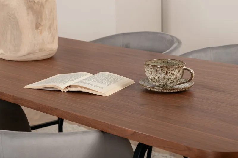 Uno Spisebord med 6stk Berit Spisestol - Møbler - Bord - Spisegrupper