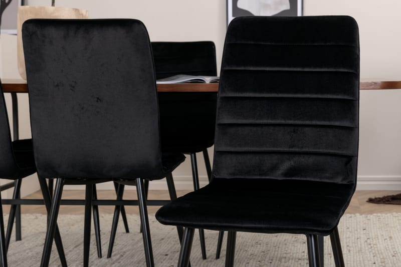 Uno Spisebord med 6stk Windu Lyx Spisestol - Møbler - Bord - Spisegrupper