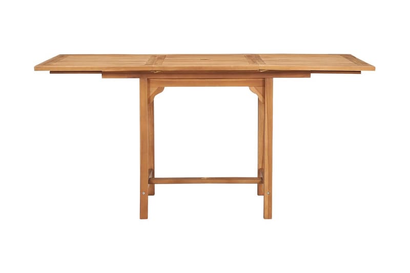 Utendørs spisestue 5 deler heltre teak - Brun - Møbler - Bord - Spisegrupper