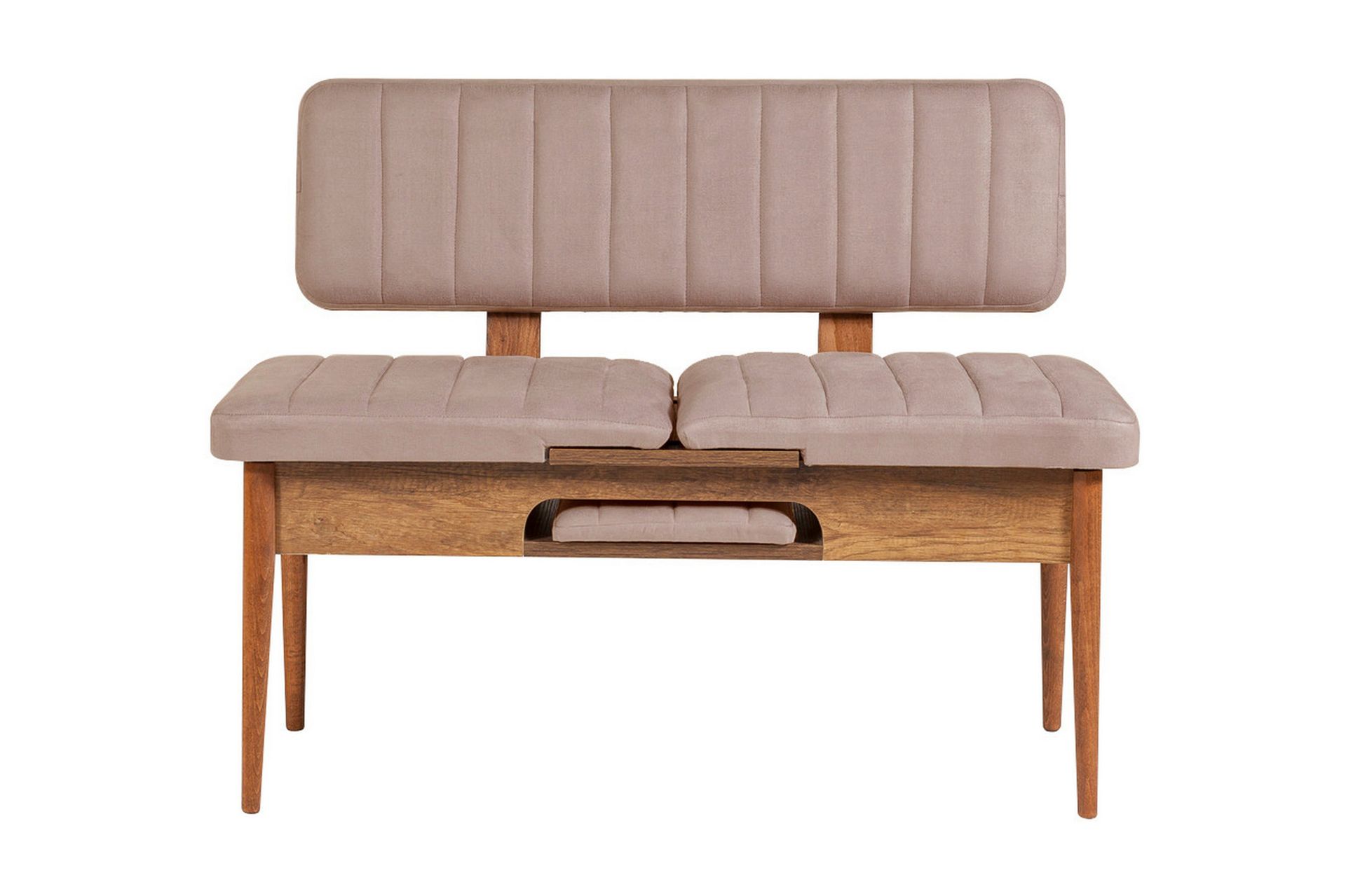 Valsot Forlengningsbar Spisegruppe 129 cm - Hvit/Grå - Møbler - Bord - Spisegrupper