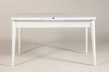 Valsot Forlengningsbar Spisegruppe 129 cm - Hvit/Grå - Møbler - Bord - Spisegrupper
