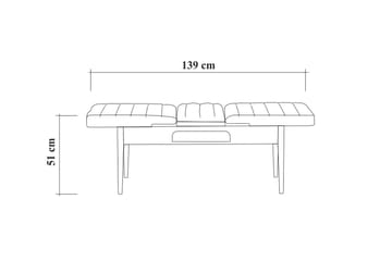 Valsot Forlengningsbar Spisegruppe 129 cm - Hvit/Grå - Møbler - Bord - Spisegrupper