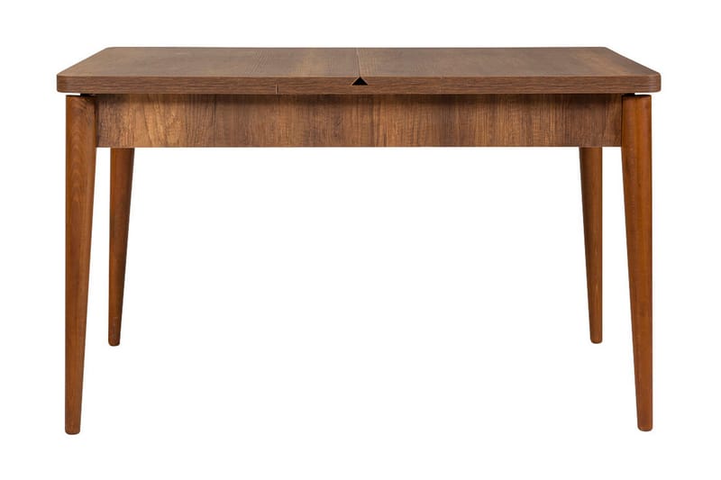 Valsot Forlengningsbar Spisegruppe 129 cm - Hvit/Mørkebrun - Møbler - Bord - Spisegrupper