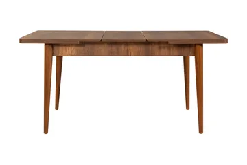 Valsot Forlengningsbar Spisegruppe 129 cm - Hvit/Mørkebrun - Møbler - Bord - Spisegrupper