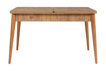 Valsot Forlengningsbar Spisegruppe 129 cm - Natur/Grå/Brun - Møbler - Bord - Spisegrupper