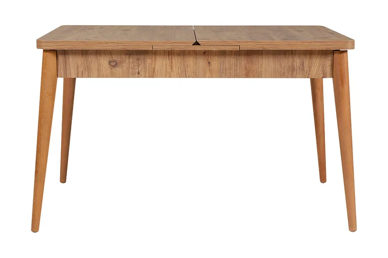 Valsot Forlengningsbar Spisegruppe 129 cm - Natur/Grå/Brun - Møbler - Bord - Spisegrupper